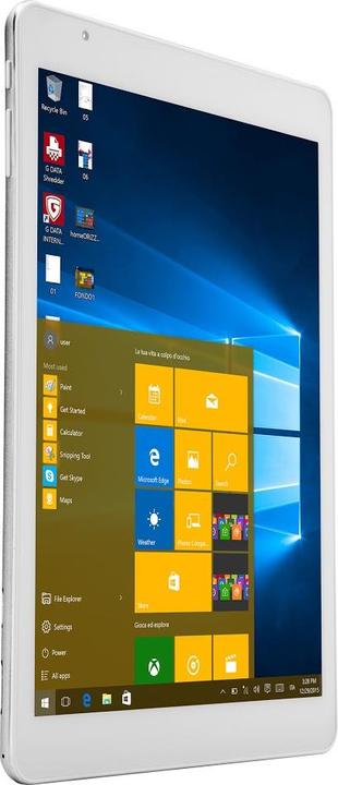 Produktbild e-tab Dual Boot Tablet - Android + Windows 10 (3G, 9.70", 64 GB, Weiss)