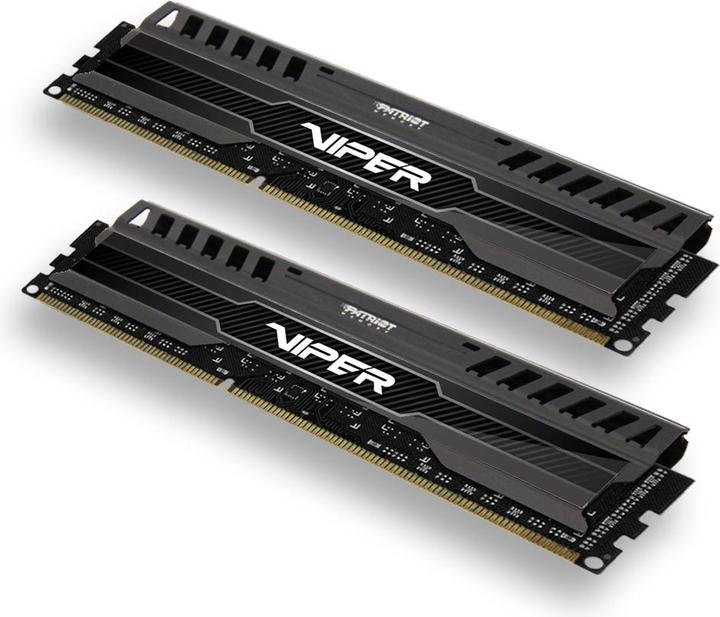 Image du produit Patriot Viper 3 Series Black Mamba Edition (2 x 4GB, 1600 MHz, RAM DDR3, DIMM)