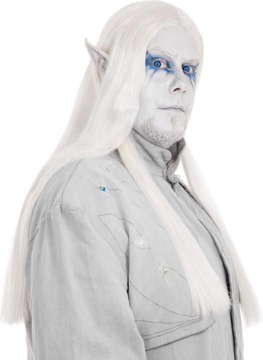 Actual product image Maskworld Extralange Perücke weiss - Kostüm Faschingsperücke