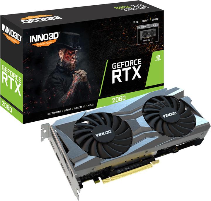 Produktbild Inno3D GeForce RTX 2060 12GB Twin X2 OC (12 GB)