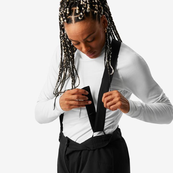 Actual product image Wedze Women's ski trousers warm and comfortable - SNB 100 black (46)