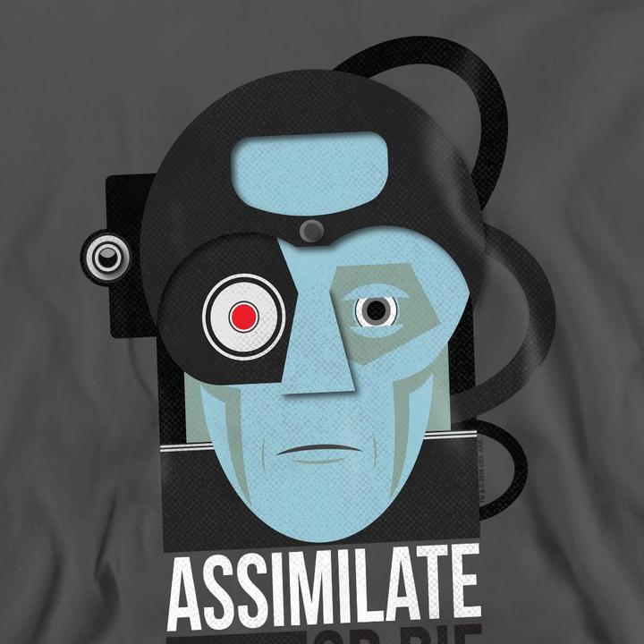Immagine prodotto Assimilate or Die Felpa Adulto Unisex (XXL)