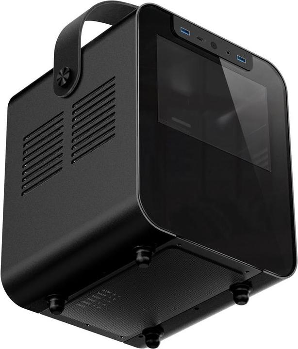 Actual product image Jonsplus BO 100 black housing (Mini-ITX, Mini-DTX)