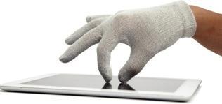 Image du produit Agloves Gants Natural Touch pour écrans tactiles Blancs (M)