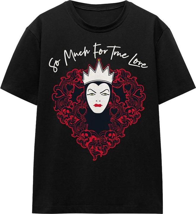 Immagine prodotto Disney Villains True Love Maglietta San Valentino Regina Cattiva Adulto Unisex (XXL)