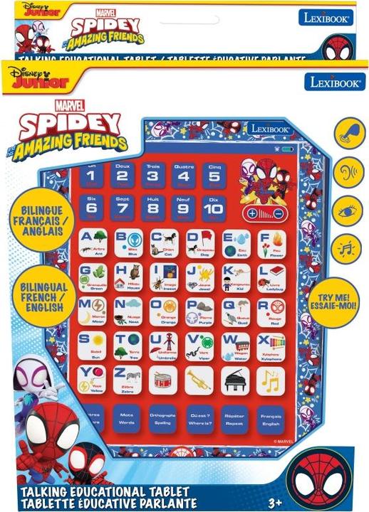 Actual product image Lexibook Spider-Man Bilingual Learning Tablet French/English (French, English)