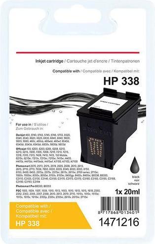 Office Depot Cartuccia d'inchiostro compatibile HP 338 C8765EE Nero (FC)
