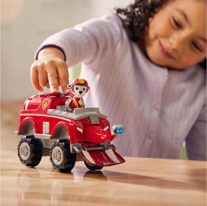 Actual product image Spin Master Paw Patrol Jungle Pups Deluxe Vehicle Marshall