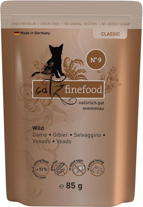 Image du produit Catz Finefood No.09 Sauvage (Adulte, 4 pcs, 95 g)