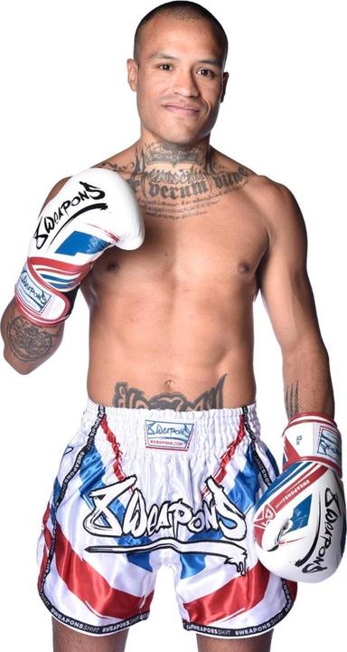 Immagine prodotto 8Weapons Boxing Gloves, Shift, white-navy-red, 10 Oz (10 OZ, 10)