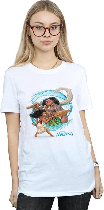 Immagine prodotto Disney Moana And Maui Wave Maglietta Ampia Donna (M)