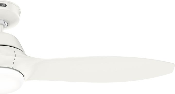 Actual product image Hunter Fans DC Deckenventilator Calabasas Weiss mit LED (40 dB)