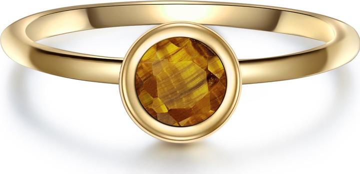 Image du produit Glanzstücke München Femme Argent Sterling Oeil de Tigre Or Jaune - 28691 (56, Argent 925)