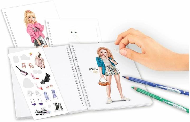 Actual product image Top Model TOPModel - Pocket Colouring Book ( 0412726 )