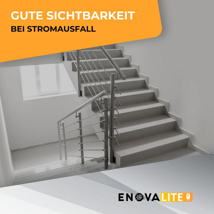 Produktbild Enovalite LED-Fluchtwegleuchte, 6 W, Twin-Spot, Wandmontage