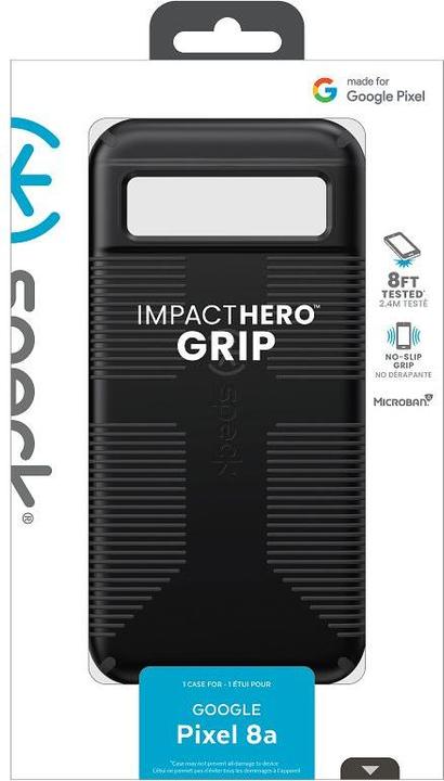 Produktbild speck ImpactHero Grip – Google Pixel 8A Hülle (Schwarz) (Google Pixel 8a)