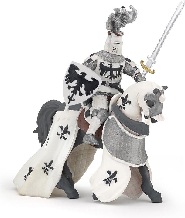 Actual product image Papo Knight with eagle helmet, white