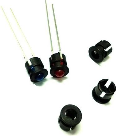 Actual product image OEM 3mm plastic LED holder 5 pieces