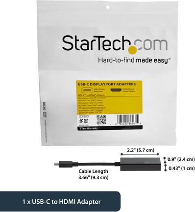 Actual product image StarTech USB-C to (HDMI, 14.70 cm)