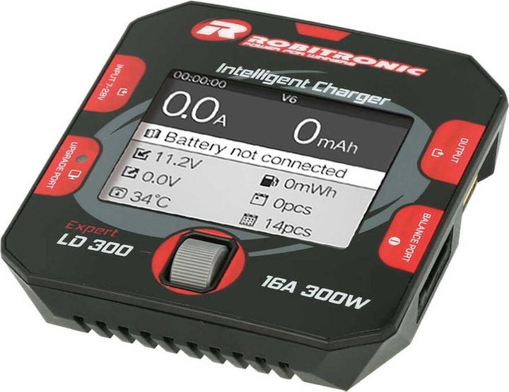 Actual product image Robitronic Charger DC Expert LD 300 LiPo 1-6s 16A 300W