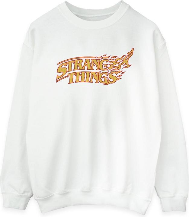 Actual product image Netflix Womens/Ladies Stranger Things Logo Breaking Sweatshirt (XXL)