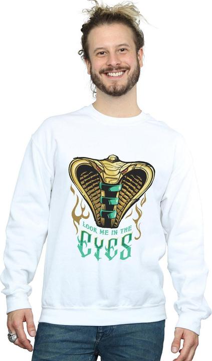 Actual product image Disney Mens Aladdin Movie Jafar Snake Eyes Sweatshirt (L)