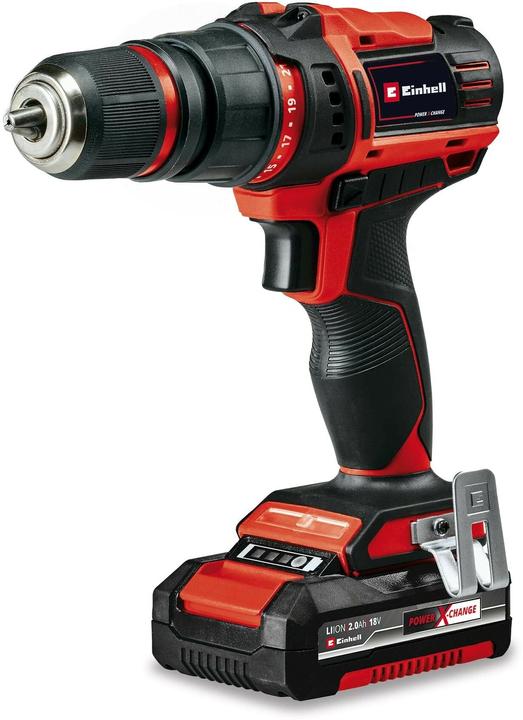 Image du produit Einhell TE-CD 18/45 3X-Li +22 1x 2,0Ah Perceuse-visseuse sans fil (Fonctionnement sur batterie)