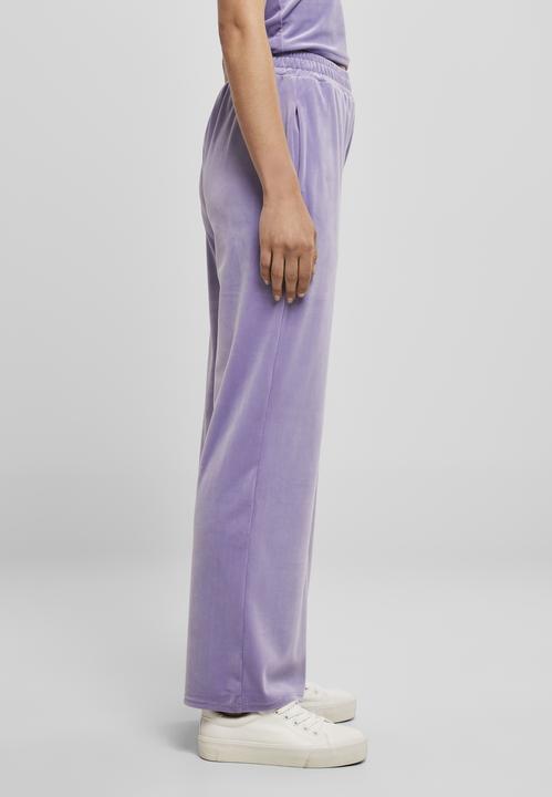 Produktbild Urban Classics Ladies High Waist Straight Velvet Sweatpants (4XL)