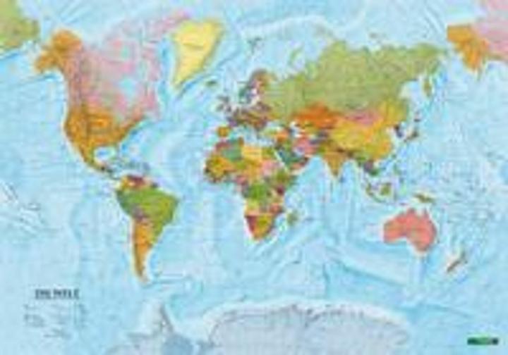 Image du produit Le monde en français Poster 1 : 40.000.000. Plano en rouleau 40000000