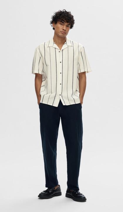 Actual product image Slhrelaxnew-Linen Shirt Ss Resort (XXL)