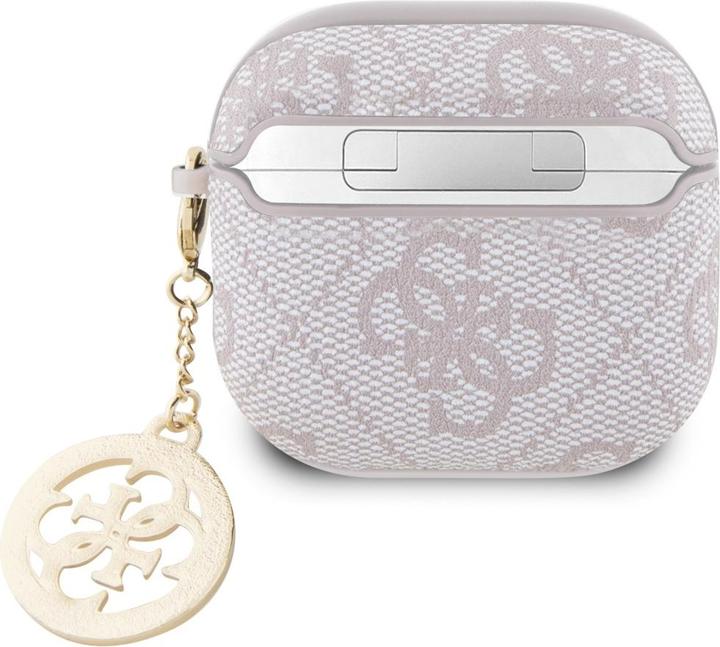 Immagine prodotto Guess 4G Strass Charm Cover für Apple Airpods 4 - rosa (Borsa per cuffie)