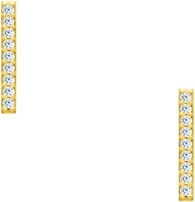 Candy Ohrringe Zita, 925 Sterling Silber, vergoldet (925 Sterling Silber, 18k vergoldet, 925er Sterlingsilber)