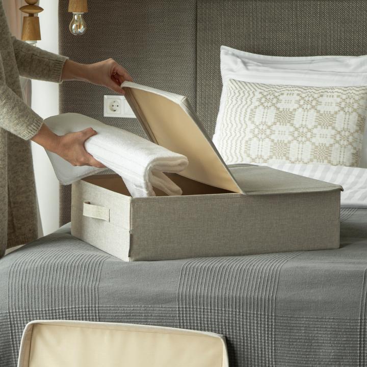 Produktbild Bigso SOFT Beige - Unterbett-Lagerung (40 x 30 x 22 cm)