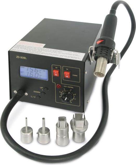 Produktbild Eneroid Lötstation ZD-939L, Heissluft, LCD regelbar, 4 Düsen