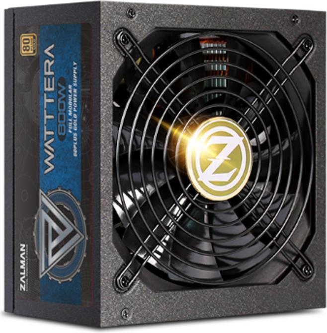 Image du produit Zalman ZM800-EBTII WATTTERA, 800 Watt 80 PLUS GOLD PSU, EU, Full Modular, Active PFC wi (800 W)