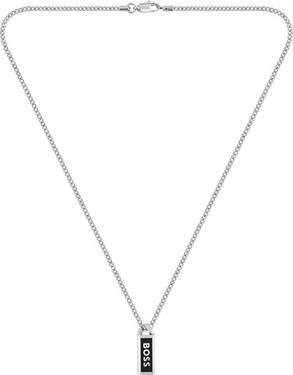 Hugo Boss Men's Steel Necklace Kassy Emblem 1580677