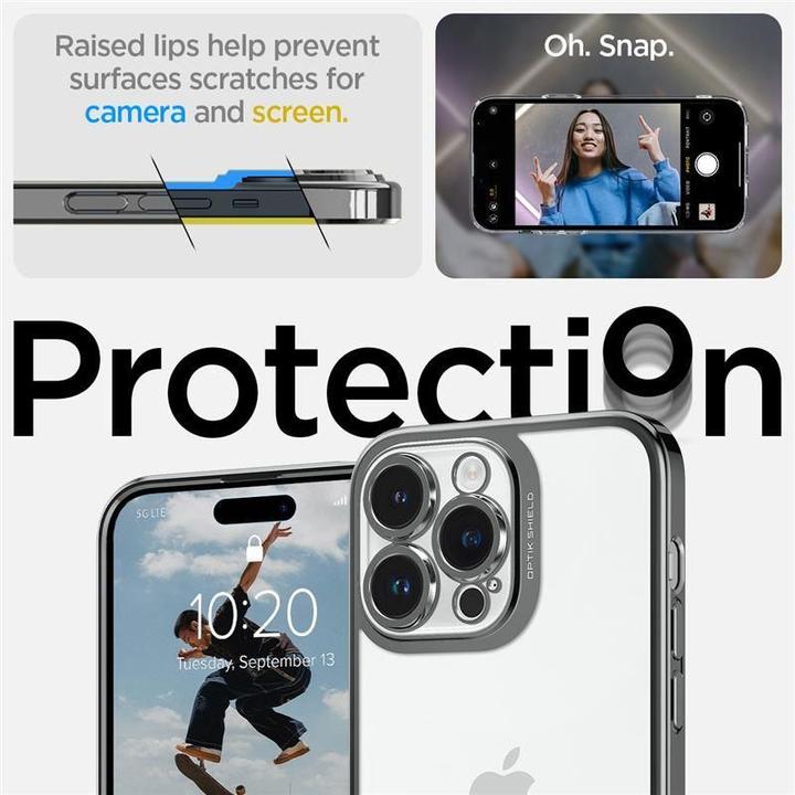 Immagine prodotto Spigen Ottica Crystal Iphone 14 Pro Grigio Cromo (Apple iPhone 14 Pro)