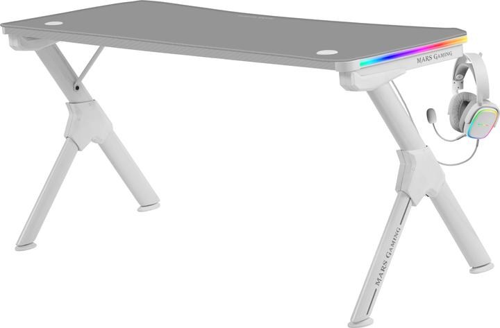 Actual product image Mars Gaming Bureau Gamer MGD140 RGB (Blanc)