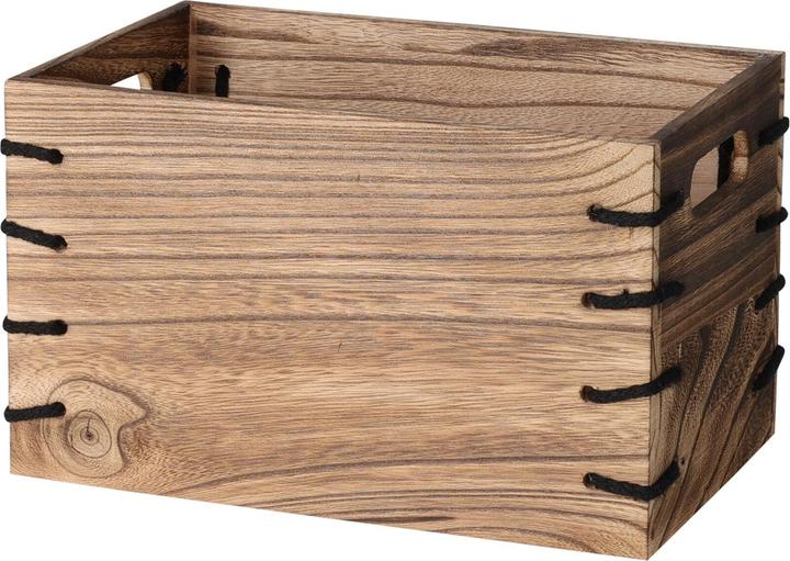 Produktbild Natura Punto 3er-Set Holzkisten mit Grifföffnungen und Verzierung, 3 Grössen