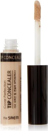 The Saem Cover Perfection Tip Concealer SPF28 Natural Beige 6.8g (Beige)