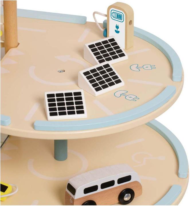 Produktbild Classic World Nachhaltige Holzgarage mit Zubehör, 19-tlg.