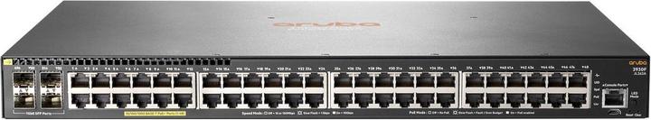 Image du produit HPE Aruba 2930F 48G PoE+ 4SFP, Géré, L3, Gigabit Ethernet (10/100/1000), Conn (48 ports)