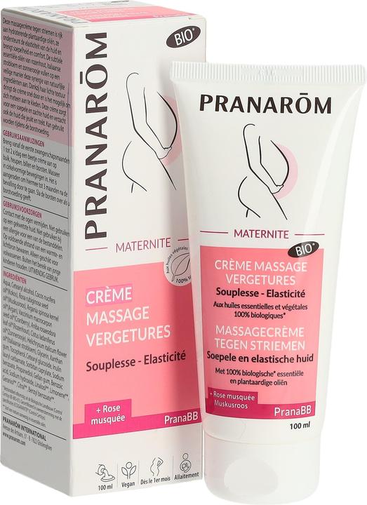 Actual product image Pranarom PranaBB Schwangerschaft Massagecreme Dehnungsstreifen Bio