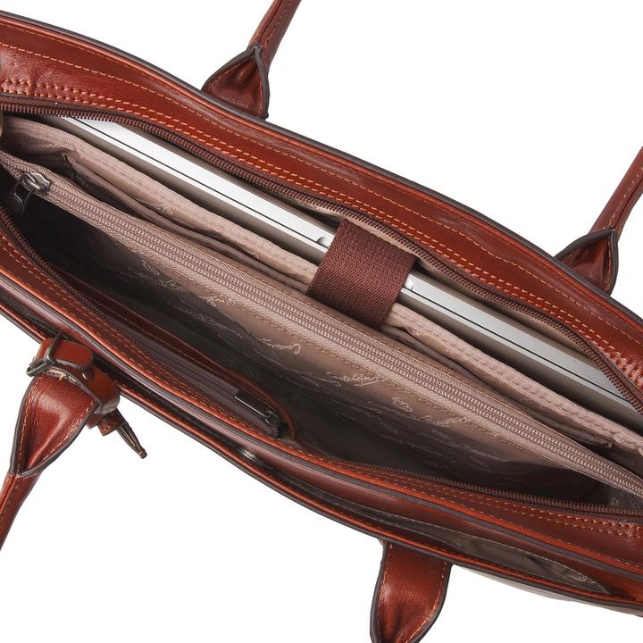Immagine prodotto Castelijn & Beerens & Beerens - Gaucho Ellen Schoudertas 15,6 RFID | cognac -