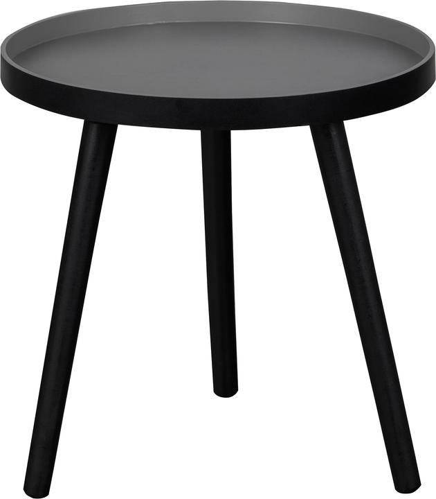 Actual product image Woood Side Table Sasha Black (Ø 41 x 41 cm)