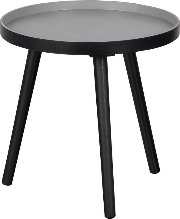 Actual product image Woood Side Table Sasha Black (Ø 41 x 41 cm)