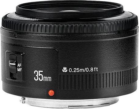 Actual product image Yongnuo 35mm f/2 Canon EF (Canon EF, full size, APS-C / DX)