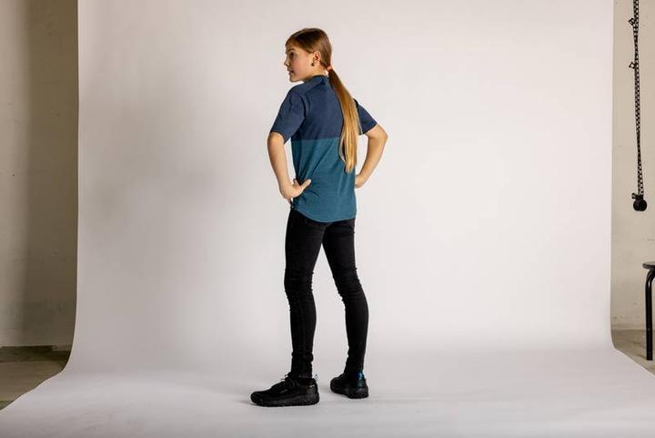 Produktbild iXS Kids Flow Mountain tech tee storm-marine KS (S)