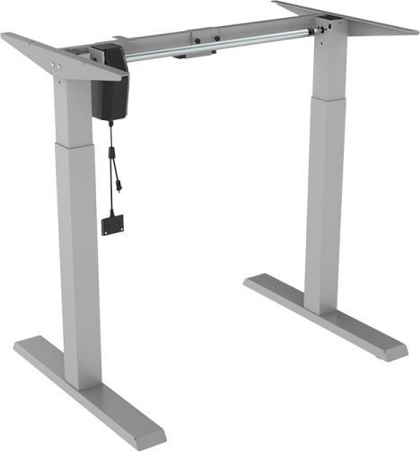 Immagine prodotto LogiLink EO0029G - Telaio per scrivania regolabile elettricamente a 1 motore grigio