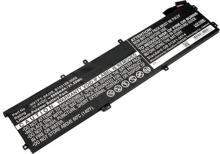 Immagine prodotto AGI Accumulatore compatibile con Dell XPS 15 9560 - Accumulatore - 8.000 mAh (8000 mAh)